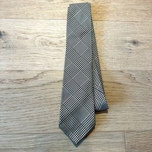 Incredible Ralph Lauren Purple Label tie - Handmade in Italy - silver & black